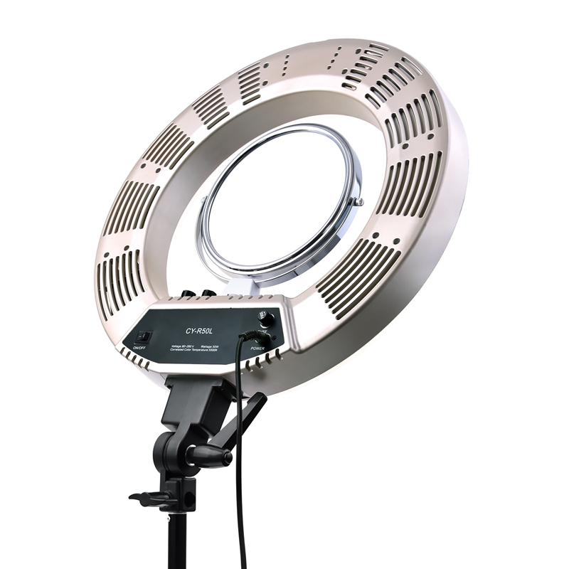 FOSOTO CY-R50L 18inch photographic lighting 480pcs led 3200K-5500K Dimmable 55W Ring Light Lamp