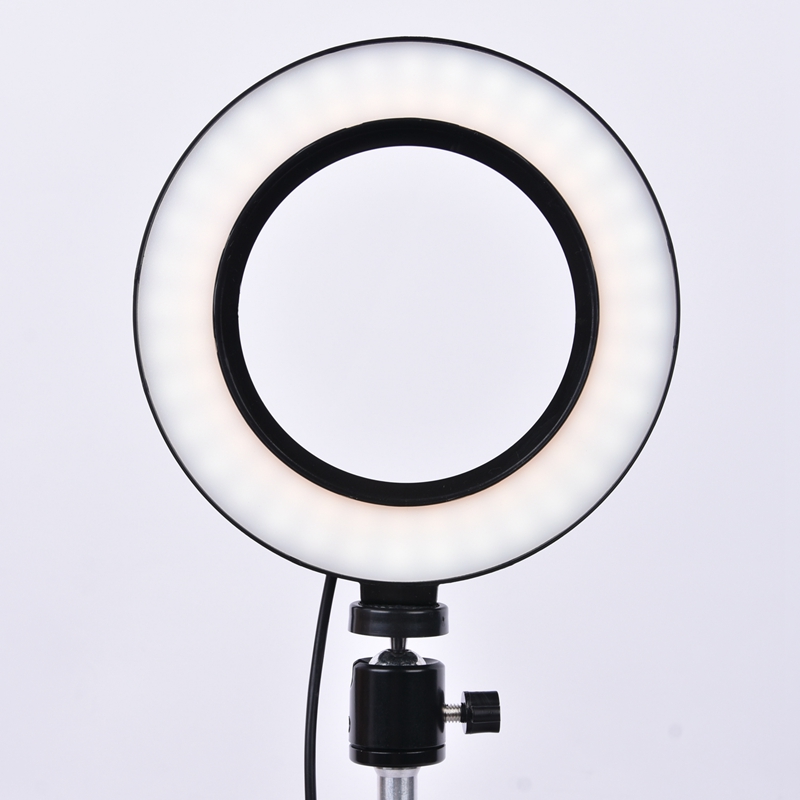 FOSOTO 10 inch / 26cm Photographic Lighting 5500K Dimmable Led Ring Light Lamp for for Video, Portrait, and Product Photography