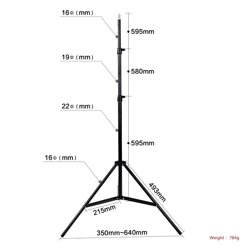 FOSOTO 200CM Tripod Light Stand Softbox Umbrella Light Stand Tripod For Photo Studio Ring Photographic Lighting Flash Umbrellas