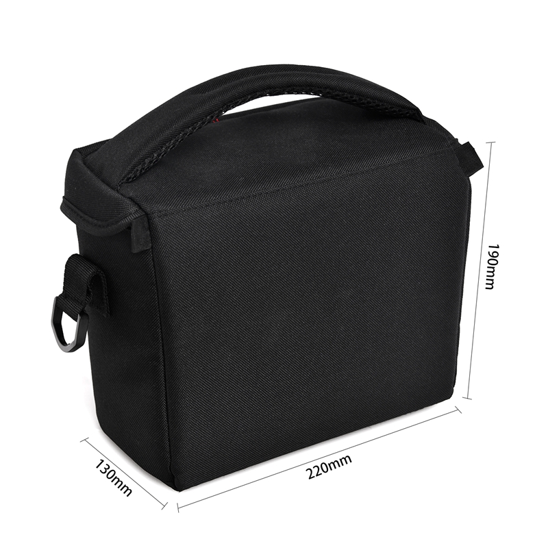 FOSOTO 210-B DSLR Camera Bag Fashion Polyester Shoulder Bag Waterproof Camera Case For Canon Nikon Sony Lens Pouch Bag Photo Video bag