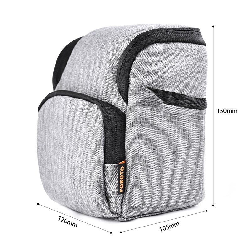 FOSOTO R2 Fashion Waterproof DSLR Camera Bag Shoulder Bags Case With Strap For Canon Eos Nikon Sony FujiFilm Olympus Camera