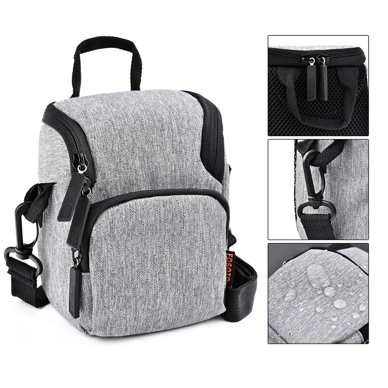 FOSOTO R2 Fashion Waterproof DSLR Camera Bag Shoulder Bags Case With Strap For Canon Eos Nikon Sony FujiFilm Olympus Camera