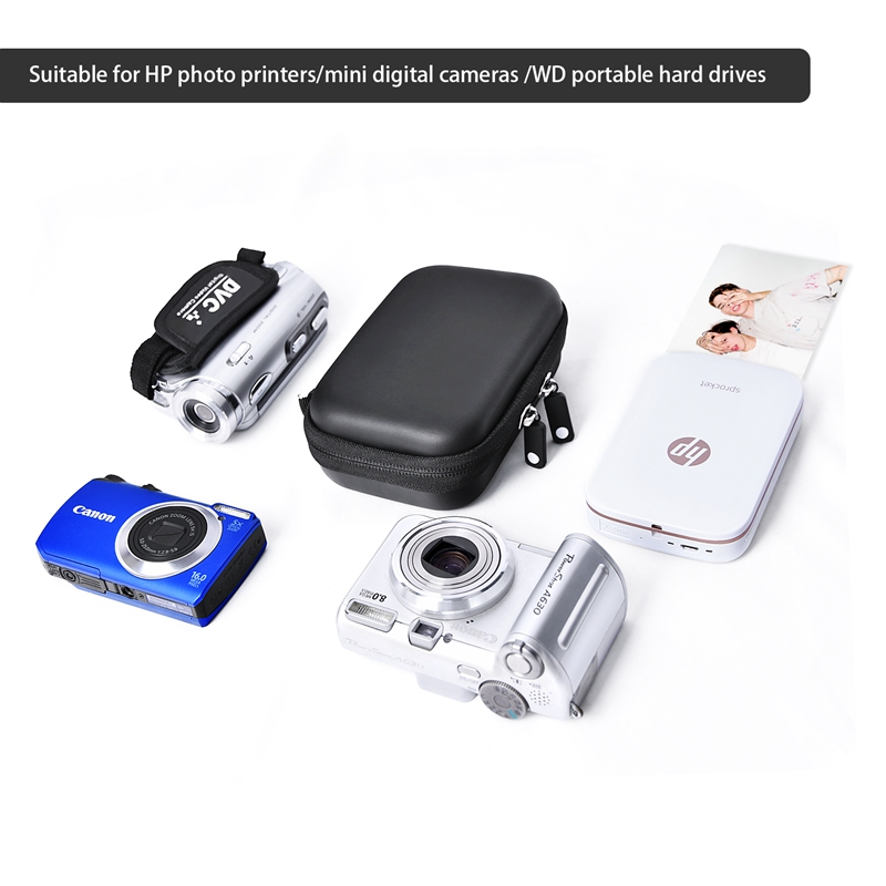 FOSOTO HP-01 Portable Case Shell Cover Travel Carrying Storage Bag For Polaroid ZIP Mobile Printer HP Sprocket Portable Photo Printer