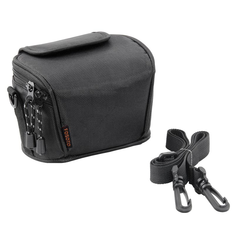 FOSOTO WI Snug Fit Black Camera Case Compatible for Canon PowerShot ELPH 180 190 360 HS SX620 A2300 IXUS 285 180 G9X Mark II,Sony Cyber-Shot DSC-W830 W810 W800 WX220 HX80 HX90,Nikon Coolpix A10 S7000 W100