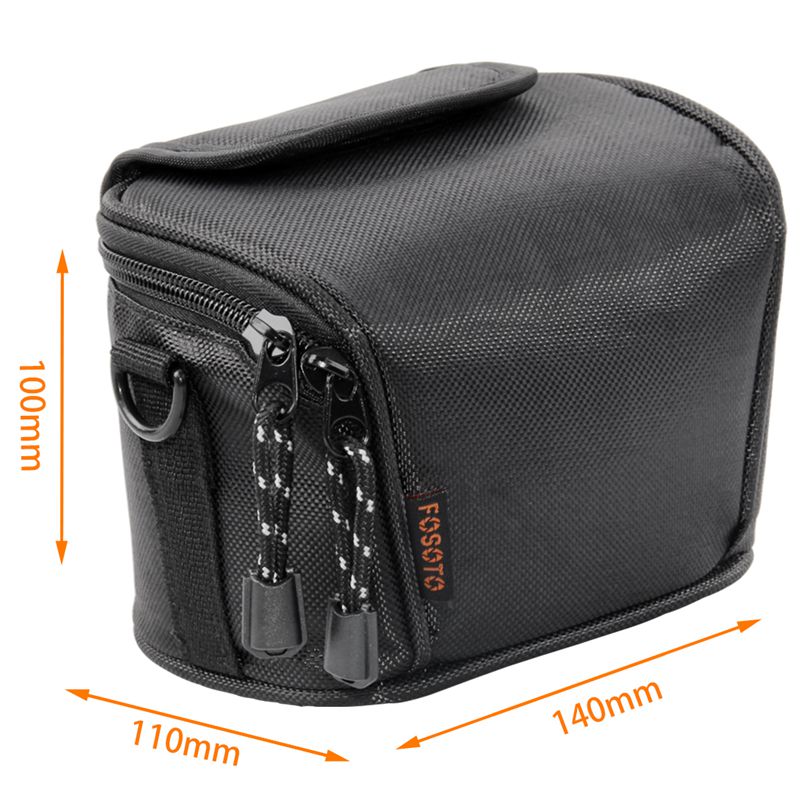 FOSOTO WI Snug Fit Black Camera Case Compatible for Canon PowerShot ELPH 180 190 360 HS SX620 A2300 IXUS 285 180 G9X Mark II,Sony Cyber-Shot DSC-W830 W810 W800 WX220 HX80 HX90,Nikon Coolpix A10 S7000 W100