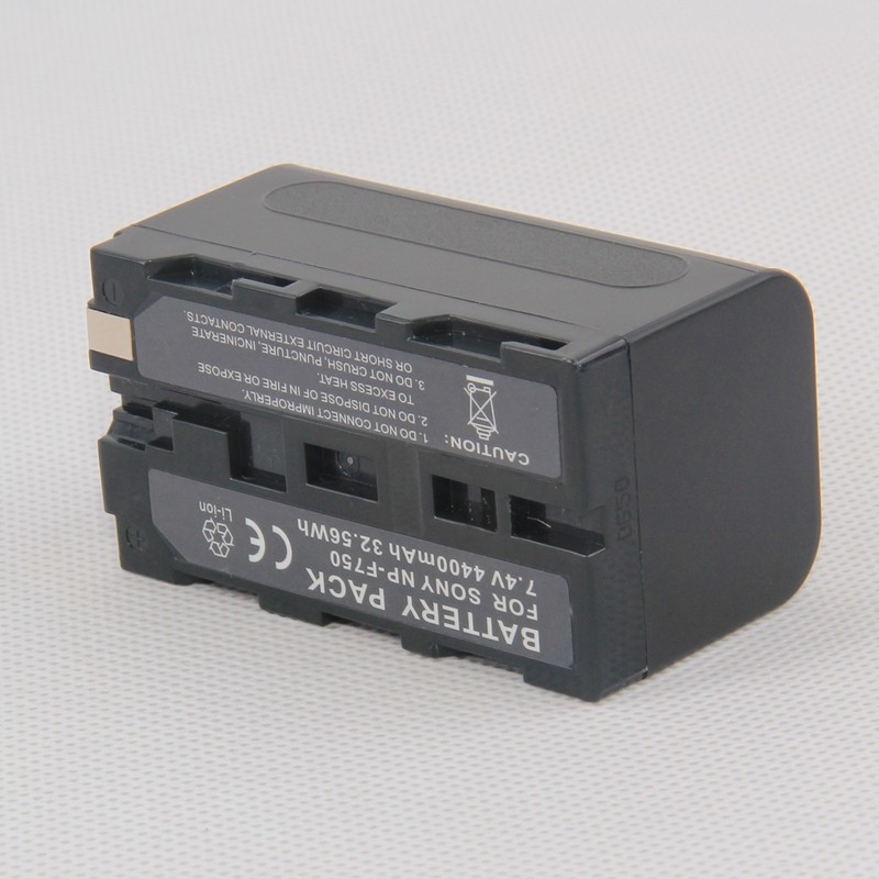 FOSOTO NP-F750 4400mAh 7.4 V Battery For Sony Camcorder