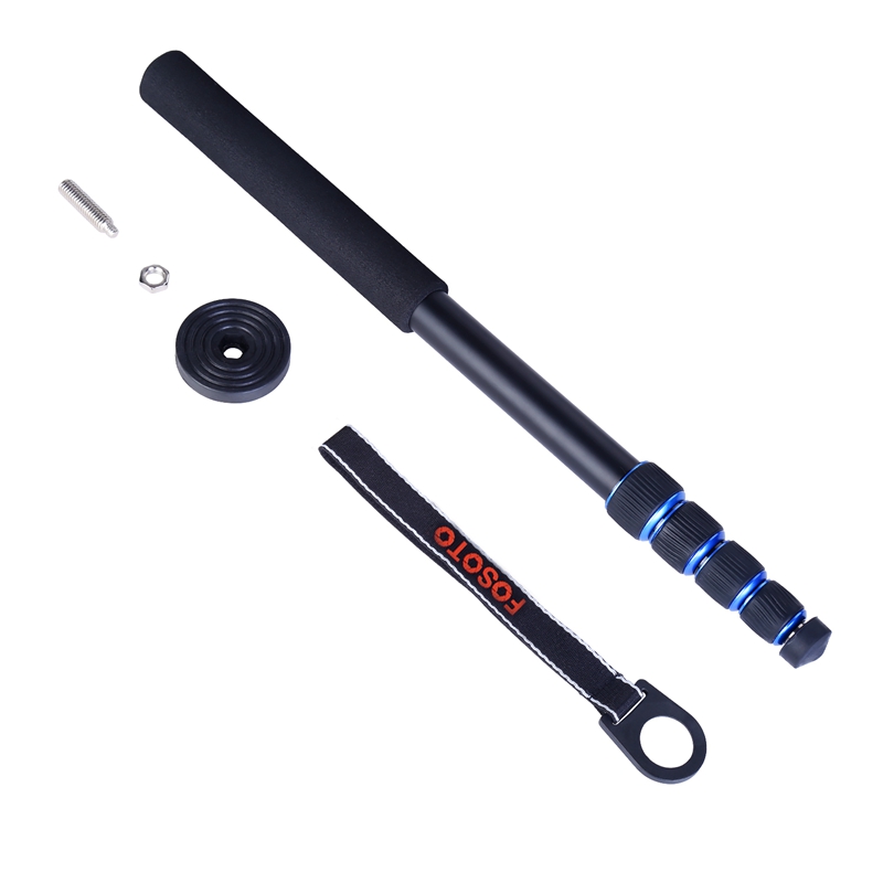 FOSOTO F-222 1650mm Carbon fiber with CNC technology Camera Monopod For Canon Nikon DSLR