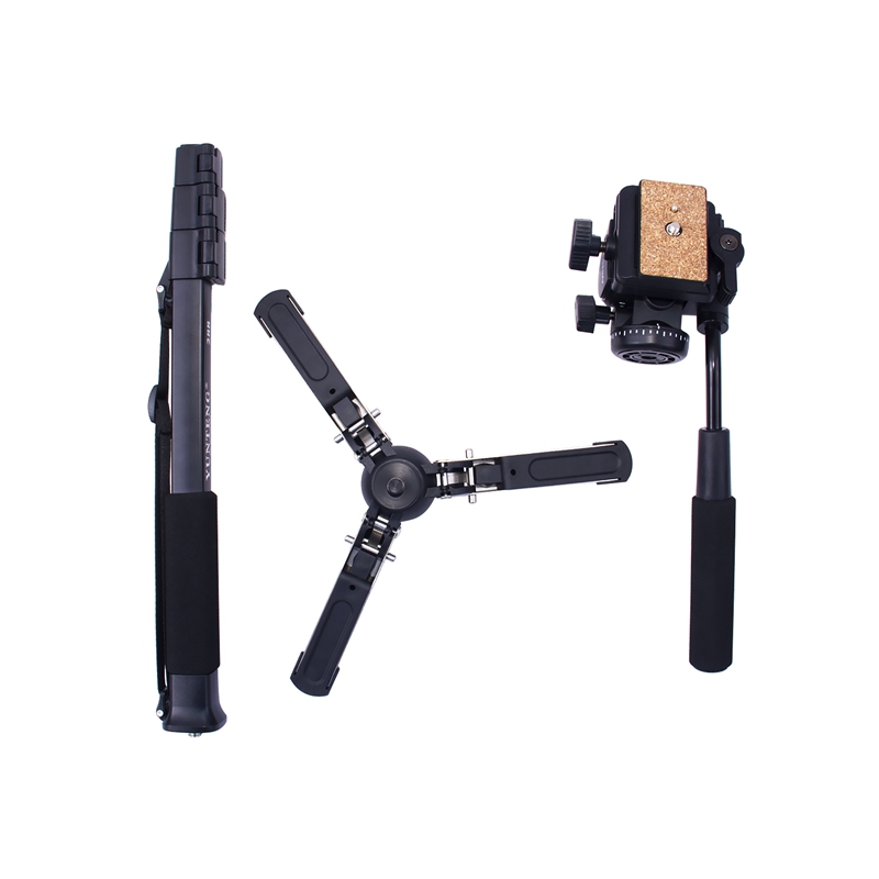 FOSOTO VCT-288 professional mini tripod monopod stand