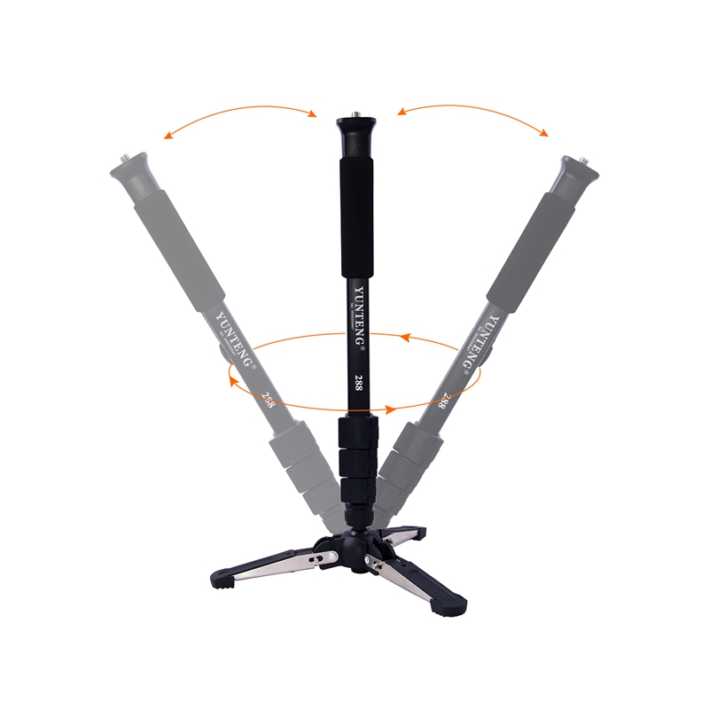 FOSOTO VCT-288 professional mini tripod monopod stand