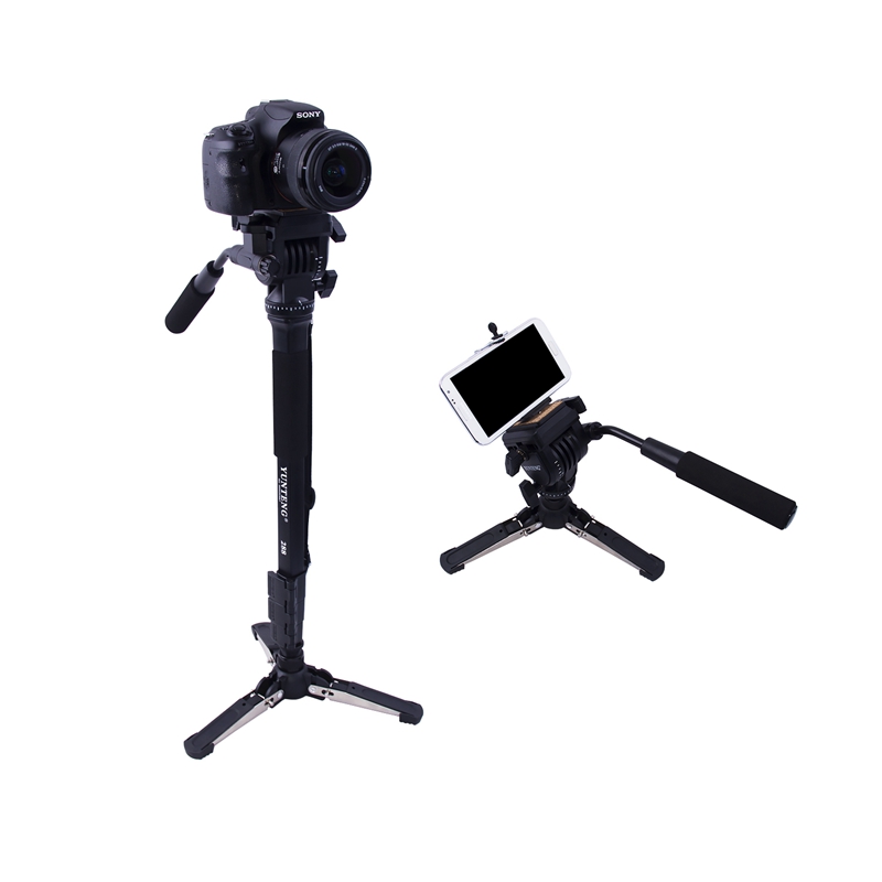 FOSOTO VCT-288 professional mini tripod monopod stand