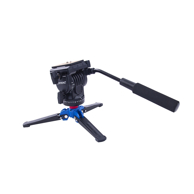 FOSOTO M-1 Hydraulic Universal Three Feet Support Stand for Monopod with 3/8