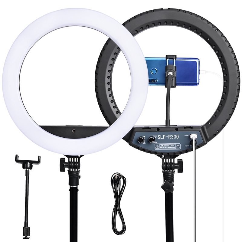 FOSOTO SLP-R300 3200~5600k dimmable photographic lighting with bag for beauty,dental,hair salon