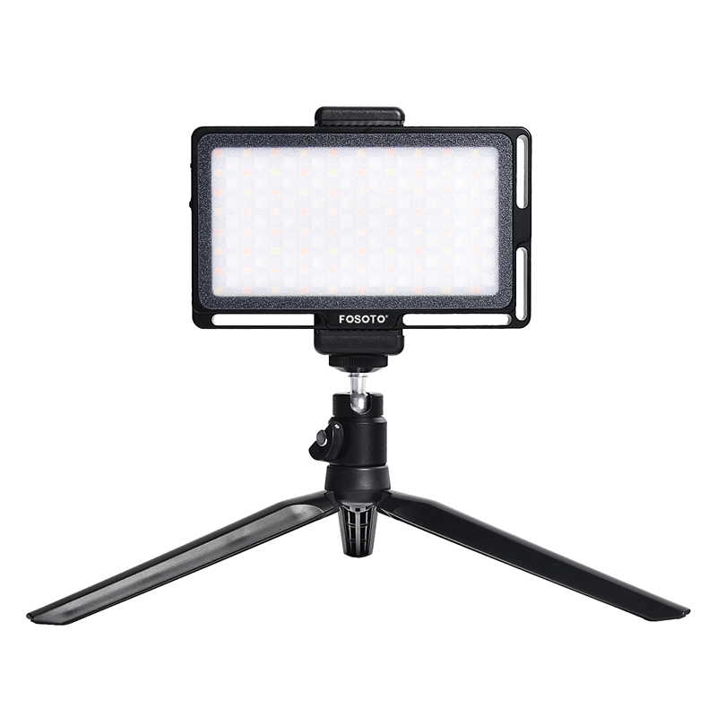 FOSOTO FT-08 Square Photography Mini fill light RGB Full Color LED Video Light For Camera and Smartphone Video vlog Photography