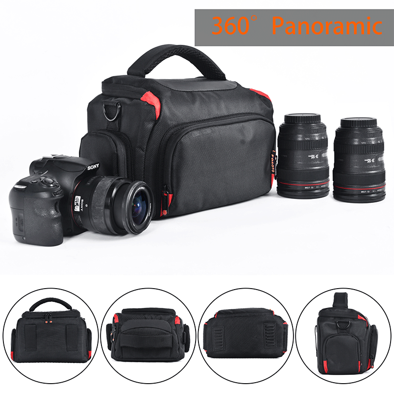 FOSOTO B700S DSLR fashion Camera bag high-capacity waterproof Camera Case for Canon Nikon Sony video bag