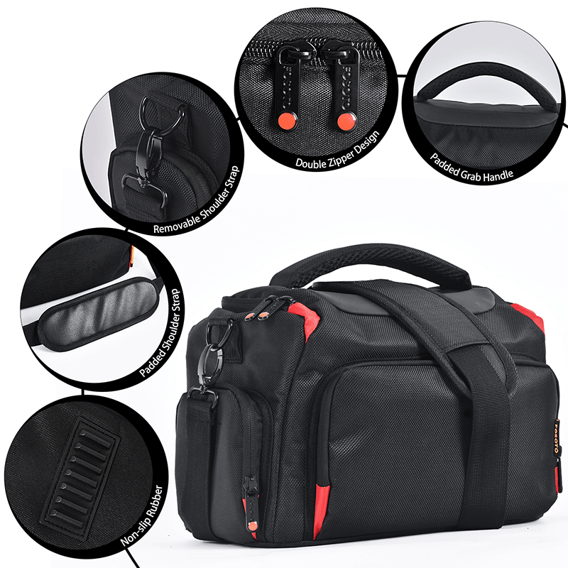 FOSOTO B700 DSLR  Camera Case Bag Compatible waterproof Camera Case for Canon Nikon Sony video bag