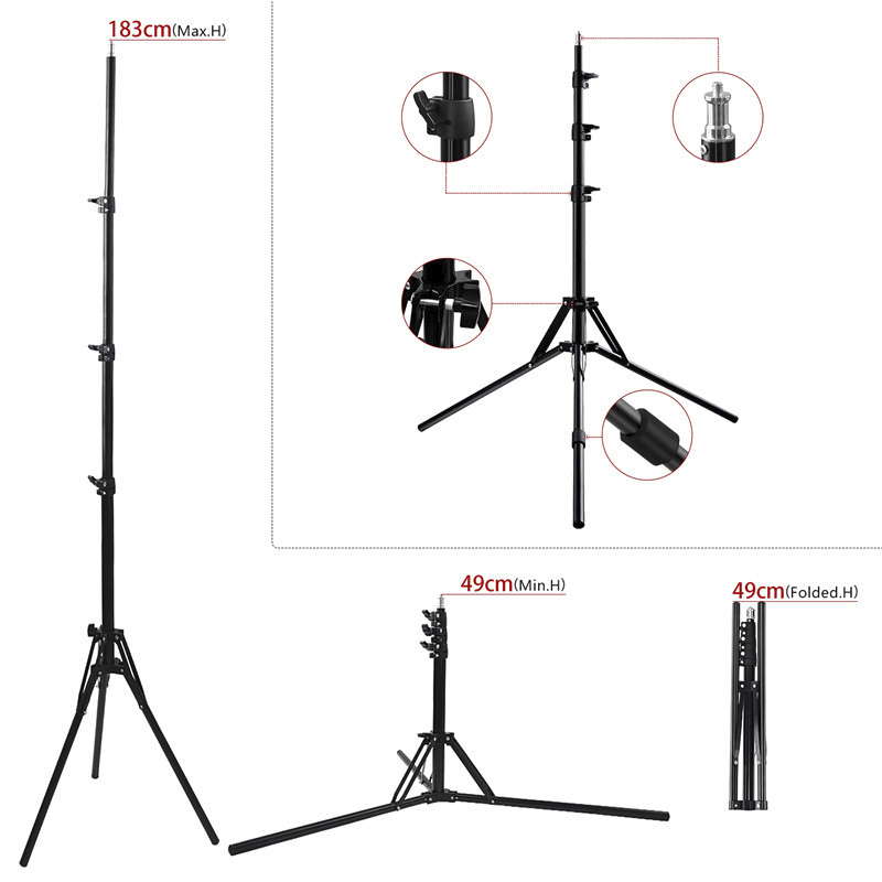 FOSOTO Led Light Tripod Stand