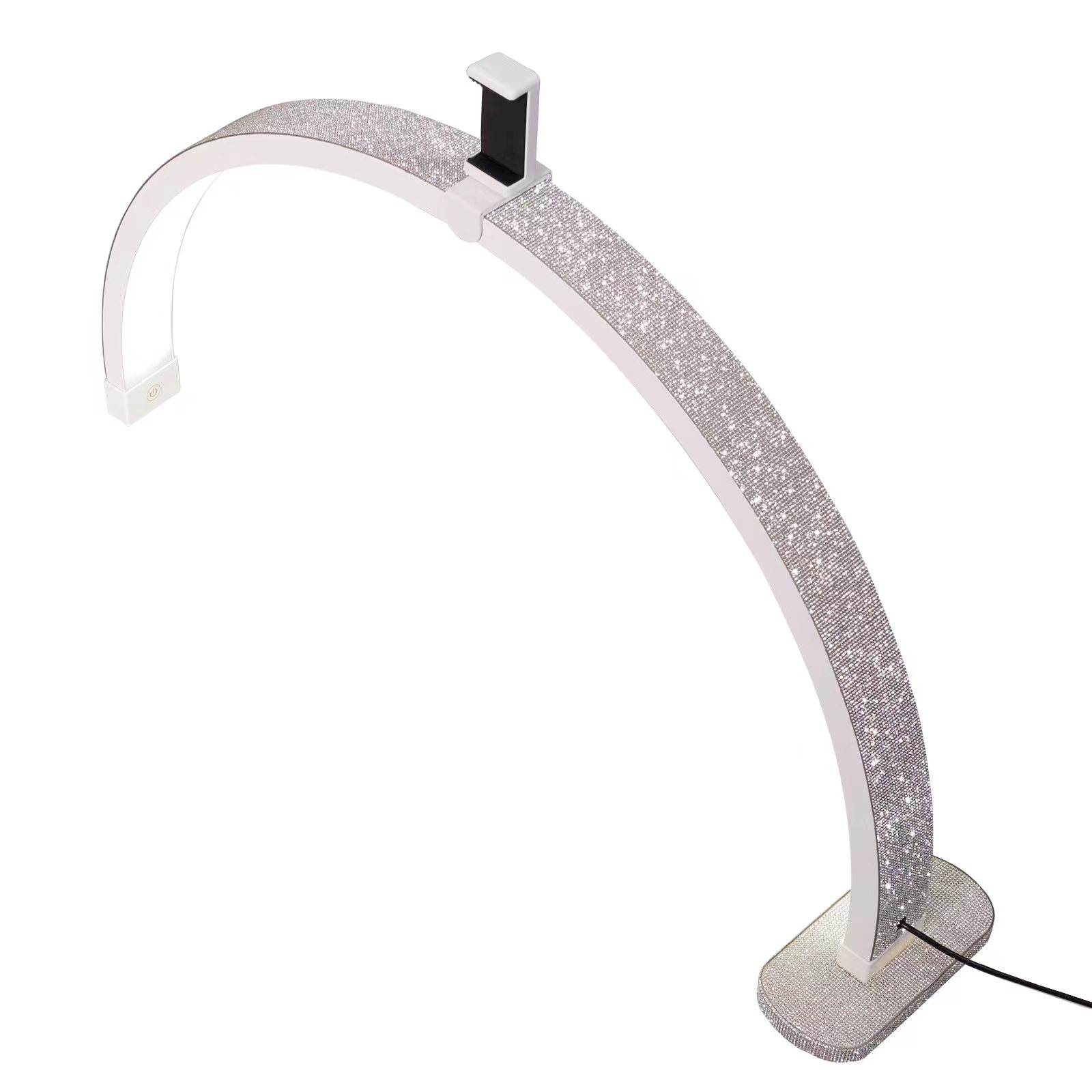 30 inch Arc Beauty Light Table Nail Lamp Manicure Lamp 45W LED Half Moon Light Ring for Nails Salon Professional Lighting Tattoo