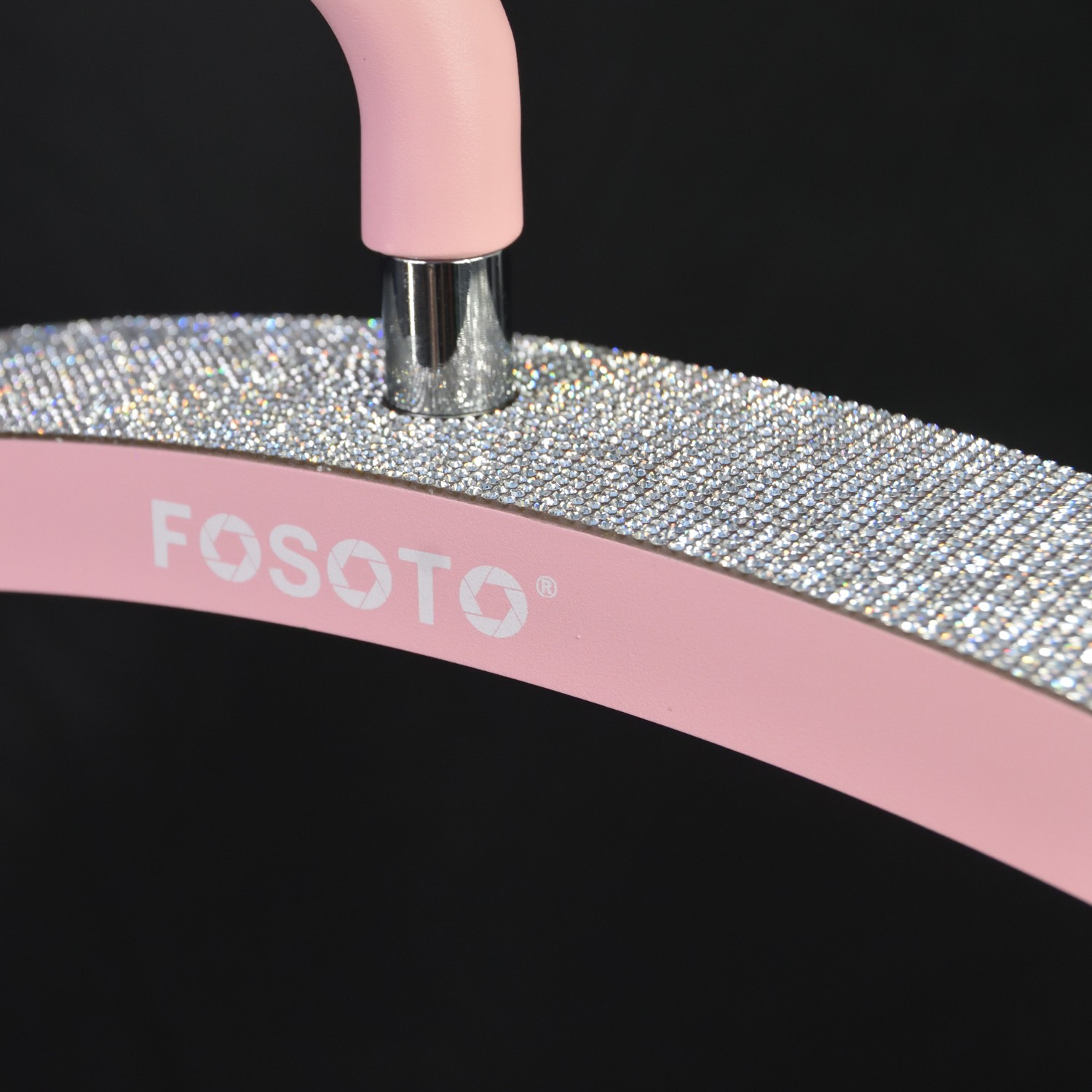 FOSOTO New 45W LED Moon Light Pink Lashes Light Half Ring Floor Lamp Led Lash Light for Tattoo Beauty Salon Eyelash Makeup Lamps