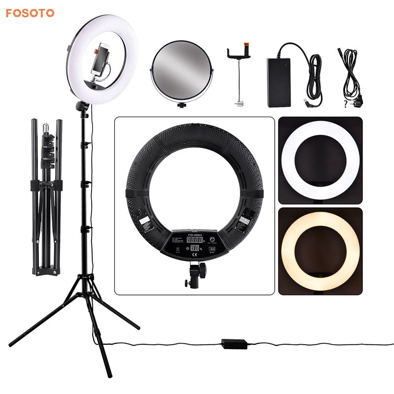 FOSOTO FD-480 Dimmable Bi-color 18