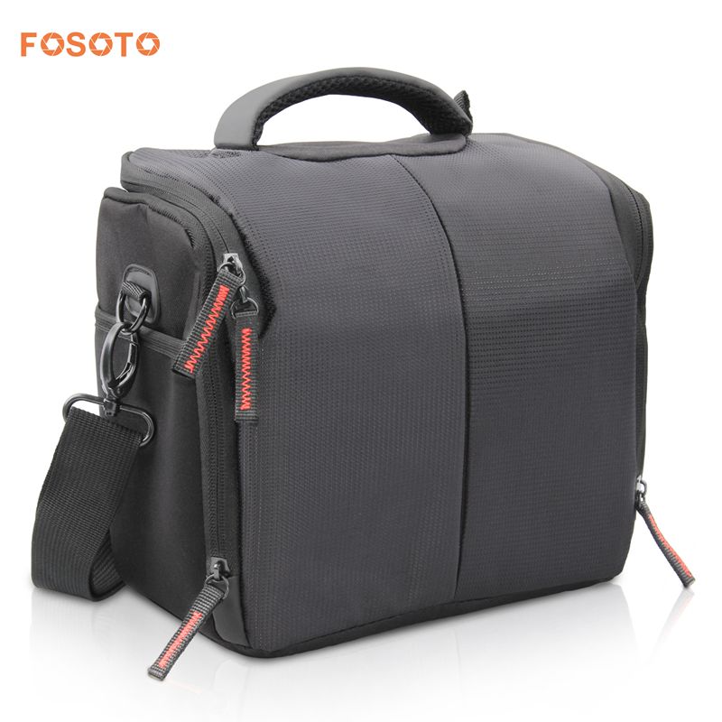 FOSOTO 650DL Camera Case Bag Compatible for Nikon D3300 D3400 D5300 D5500 D5600 D7200 D7100 D500 D90 D60 D750 D810 D610,Canon EOS Rebel T5i T6 T7i XT SL1 T3i T4 70D 80D 5D Mark 6D 7D,Sony a99II SLR Camera