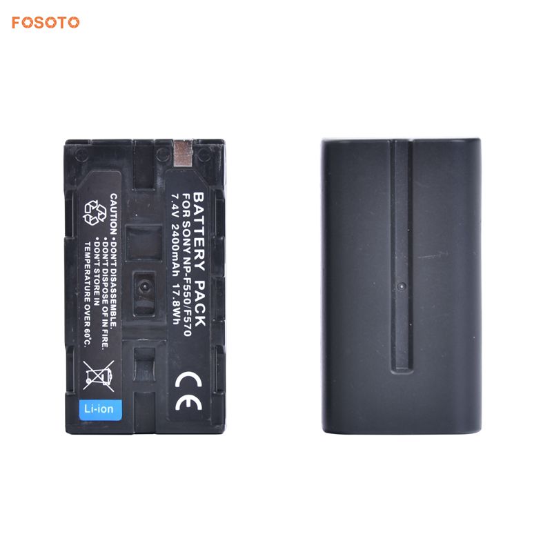 FOSOTO NP-F550 7.4V 2200mAh Battery For Led Light