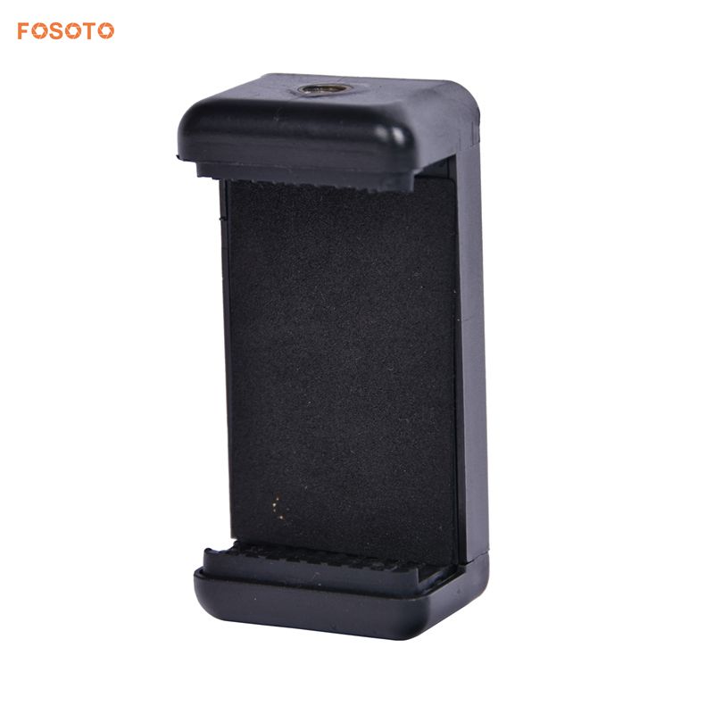 FOSOTO holder L Adjustable Phone Holder Smartphone Clip For Smartphone Camera Tripod Stand Mount Adapter Monopod