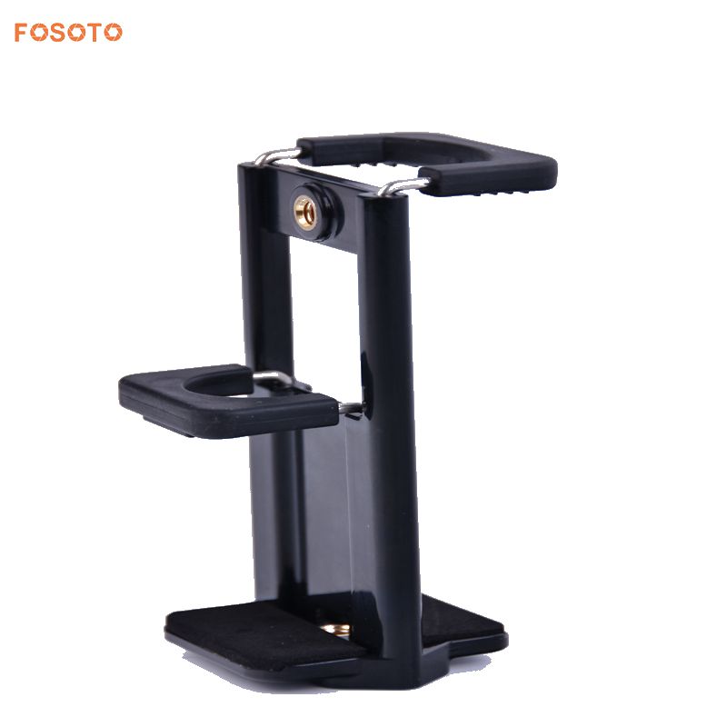 FOSOTO Adjustable Ipad Holder  For Smartphone iPad Camera Tripod Stand Mount 