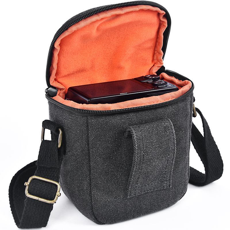 FOSOTO R3 DSLR fashion Camera Water Resistant Canvas Camera Case Shoulder Strap Bag for Canon Nikon Sony video bag