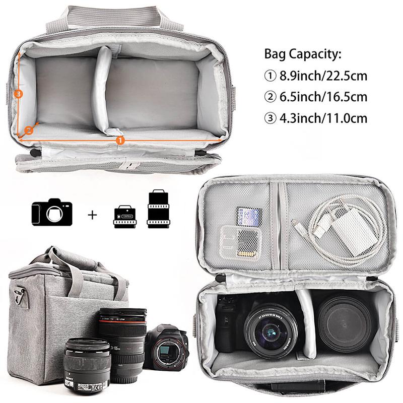 large camera shoulder bag