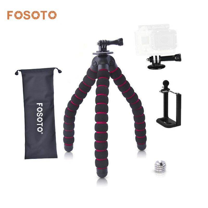 FOSOTO Large Octopus Flexible Gorillapod Mini Tripod Stand 5kg Load-Bearin for Gopro Hero 4/ 3+/ 3 Camera Digital DV Canon Nikon