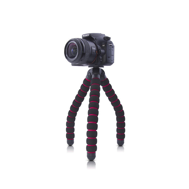 Flexible Cell Phone Tripod with Phone Holder