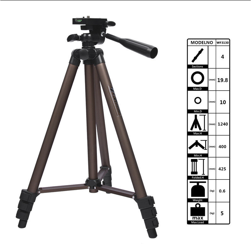 Lightweight Camera Mount Tripod