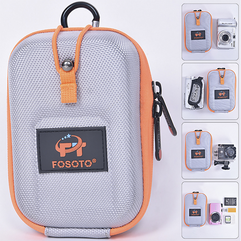 FOSOTO Camera Case Shell Cover Travel Carrying Storage Bag for HP Sprocket Portable Photo Printer Canon IXUS285 190 185 180