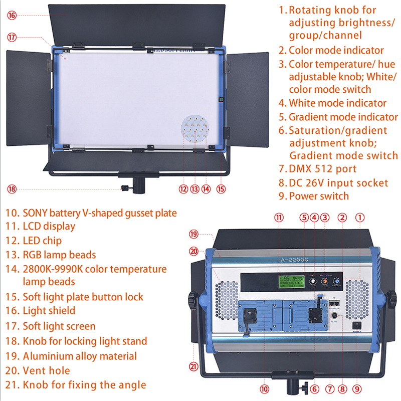 RGB Photography Lighting 